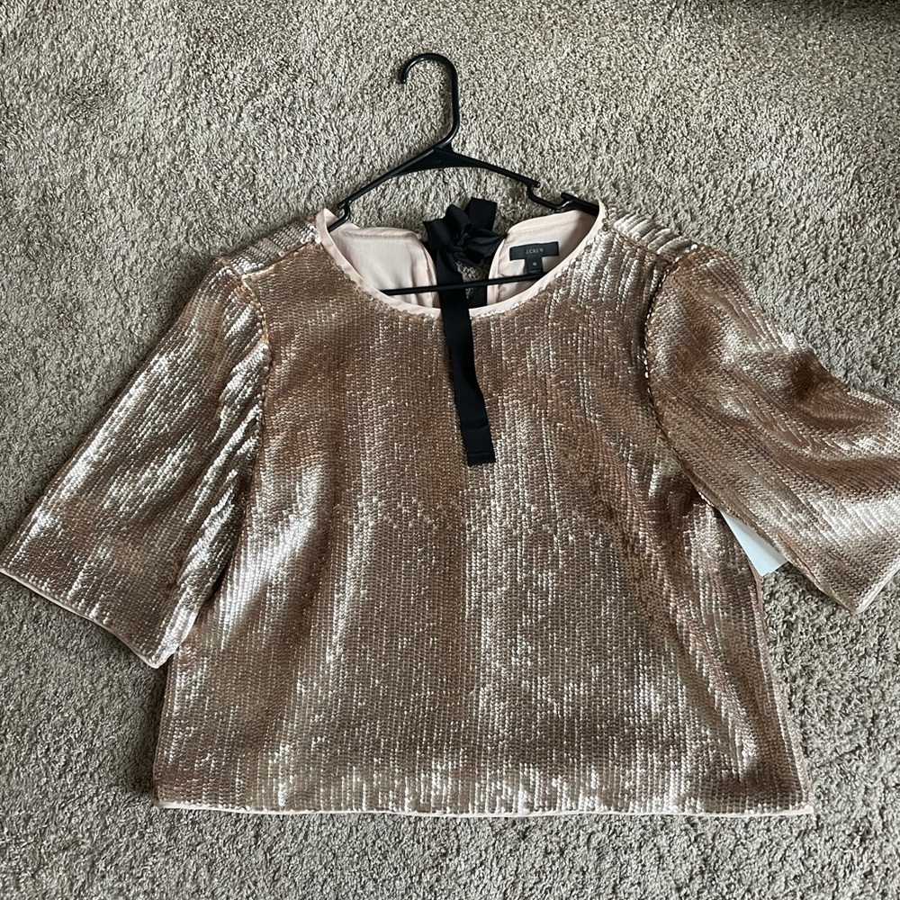 J. Crew Sequin Top, Brand New, Never Worn